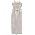 Gloria Vanderbilt Vintage  Formal Wedding Gown Creamy White Lace Overlay Bodice 8 Photo 10