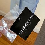 Liz Claiborne  NWT Light Blue Button Down Long Sleeves Top Wrinkle Free SZ M Photo 9