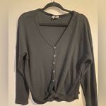 Sky And Sparrow  Black Knit Top Photo 0