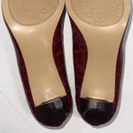 Bandolino  Red Croc Point Old Money Classic Timeless Pump Shoes Heels Size 8.5 M Photo 12