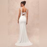 Lulus LULU’S Regal Classic White Sleeveless Twist-Back Maxi Dress Photo 3