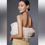 Sunday in Brooklyn Anthropologie  Strapless Layered Tulle Top Size Small NWT Photo 3