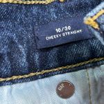 Gap Cheeky Straight Distressed Straight Leg Denim Jeans Womens 10/30 Photo 4