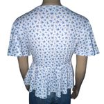 SheIn ditsy floral peplum top Photo 6