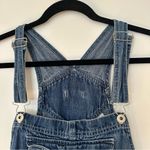 Vintage Looney Tunes Tweety Bird Embroidered Denim Overalls Womens Medium Blue Photo 3