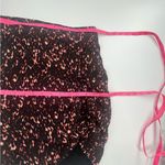 Ba&sh  Pear Noir Ruched Gauzy Mini Skirt sz 2 Photo 4