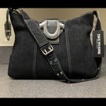 True Religion Black Shoulder Bag with Gold Chain Photo 7