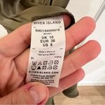 River Island NEW Satin Maxi Skirt Dark Green Photo 5