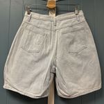Vtg Size 13/14 90s High Waist Pleated Mom Shorts Denim Bermuda High Rise Pockets Blue Photo 4
