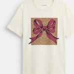 Coach NWT ‎ Signature Square Bow T Shirt size XL Photo 0
