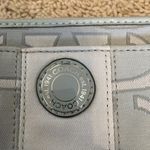 Coach signature fabric gray / silver oversized wristlet NWT Photo 3