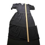 Velvet by Graham Spencer Navy Blue Women's Tiered Sweater Midi Dress Size Small Photo 10