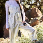 FP MOVEMENT Down to Earth Onesie Jumpsuit in Barely There Green‎ Size XS NWT Green Photo 0