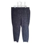 Lane Bryant Size 20 On The Go Ankle Pants Black Gray Pants Zippered Pock… Photo 2