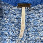 Free People New BFF Cardigan Womens XS Boho Wrap Soft Boucle Knit big Blue Photo 1