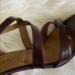 Tahari  Dark Brown Leather High Heel Sandals Size 7 Photo 11