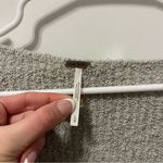 Free People  Sensual Wrap Sweater Grey Photo 3