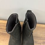 Eddie Bauer Covey Style Matt Nubuck Black Suede Leather Ankle Boots Women’s Photo 5