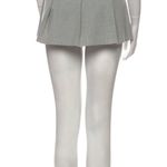 NWT Seroya Kimi Grey Belt Mini Pleated Skirt Gray Size L Photo 3