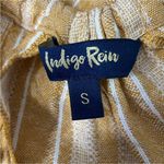 Indigo Rein  Faux Wrap Yellow Stripe Dress Photo 4
