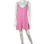 ZARA Alpaca Wool Fuzzy Mini Dress Silver Beaded Strap Embellishments Photo 5