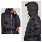 4 Laps FourLaps Black Women's Cover Down Jacket Goose Down Puffer Photo 1