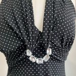 My Michelle Y2K Vintage  Polka Dot Halter Dress Fit Flare Mini Size S Photo 3