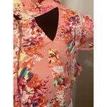 Hearts & Roses London Pink Floral Retro Dress Sze 14 Tradwife Rockabilly Pinup Photo 11