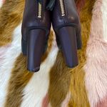 CAbi Black And Purple Two Toned Heeled Booties Photo 4