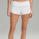 Lululemon White  Speed Up Shorts 2.5” Lowrise Photo 0