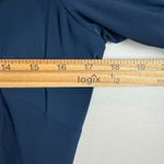 Ralph Lauren LRL Midi Dress Womens 8 Navy Blue Long Sleeve Stretch Classic NWT Photo 7