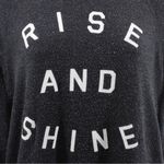 Sundry  Rise and Grind Grey Jersey Knit Comfort Crewneck Long Sleeve Coastal S Photo 2