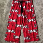 Disney  Minnie Mouse Graphic Tee & Red Capri Pajama Set SIZE M Photo 6