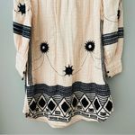 Free People Long Sleeve Embroidered Tunic/Dress Cream Sz XS Photo 10