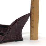 HYPE leather wedge slides, size 7.5 Photo 7