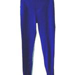 Victoria's Secret Victoria’s Secret VSX Knockout Blue Space-dye Contrast Leggings Photo 0