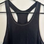 Alexander Wang Black Classic Ribbed Racerback with Chain Neckline - XS Photo 1
