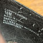 SO  Brown Loafers Chunky Heel with Chain Detail, Y2K, Size 10 Photo 8