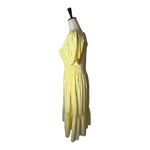 Lost + Wander  Dress Women Small Yellow Floral Sweet Summer Daze Midi NWT Boho‎ Photo 11