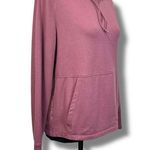 Avia Hooded Long Sleeve Activewear Top Size Medium Mauve Pink Photo 0