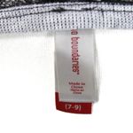 No Boundaries NWT Long Sleeve Black Light Gray Stripe Long Sleeve with Lace Detailing Photo 6