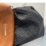 Steve Madden Clutch Purse Wrist Strap Zipper Brown Vegan Leather Classic Minimal Photo 8