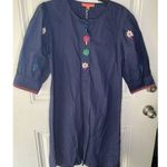 NEW VILAGALLO amber dress in navy Woman’s Size 38 US 6 Blue Photo 2