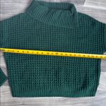 belle du jour NWOT  Forest Green Cowl Neck Sweater Photo 8
