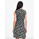 Madewell  Smocked Crewneck Mini Dress Harper Floral Boho Black White US 00 NWT Photo 3