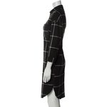 Magdalena by Nathalie Lachat Plaid Flannel Midi Shirt Dress Knee Photo 2
