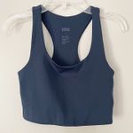Girlfriend Collective  Size XS Blue Sleeveless Crop Top Sports Bra Workout Photo 0