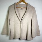 Kenar  Women’s Cashmere & Angora Blend Cardigan Sweater Beige Size XL Photo 0