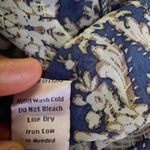 Anthropologie Blu Pepper Womens Blouse Size Small Blue Floral Boho Fairy Cottage Photo 11