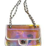 AQUA PVC Clear Rainbow Shoulder Bag Photo 0